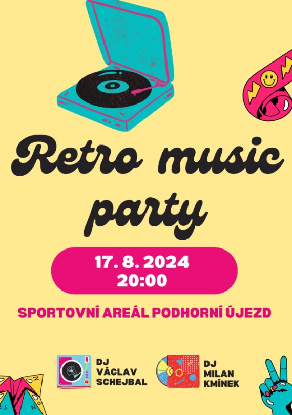 Retro music party