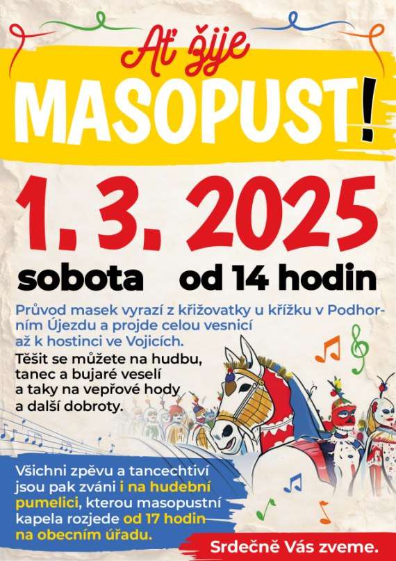 3. Masopustní průvod