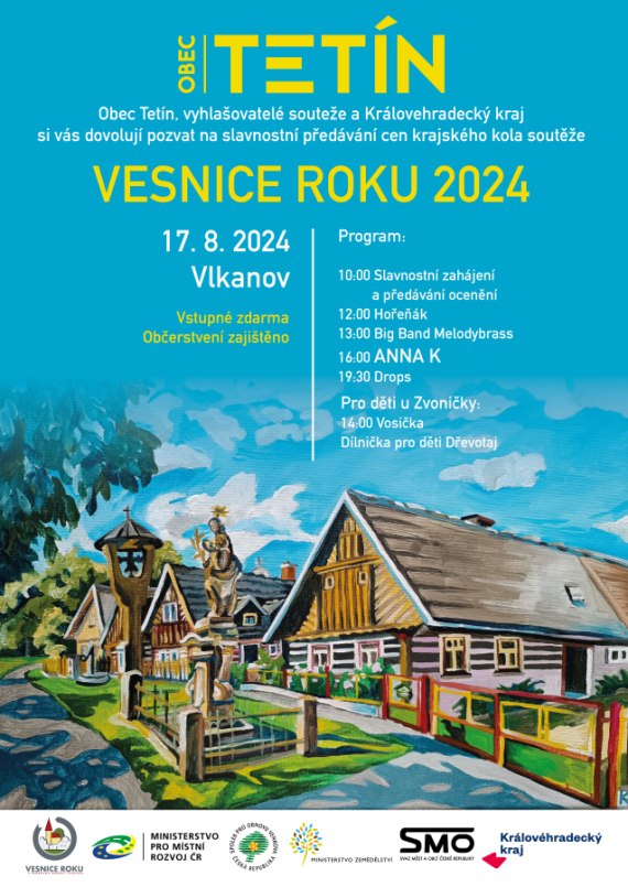 Vesnice roku 2024 v Tetíně