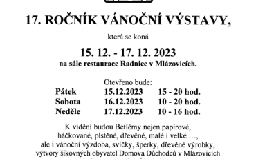 17. ročník Vánoční výstavy